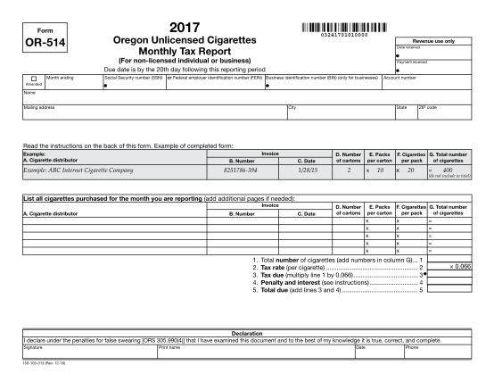 508866870-2017-form-or-514-oregon-unlicensed-cigarettes-monthly-tax-report-150-105-013-oregon