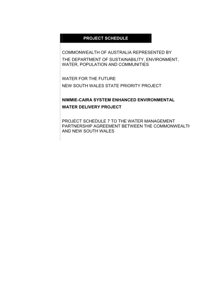 50891700-project-schedule-nimmie-caira-system-enhanced-environmental-water-delivery-state-priority-project-laptop-deh-gov
