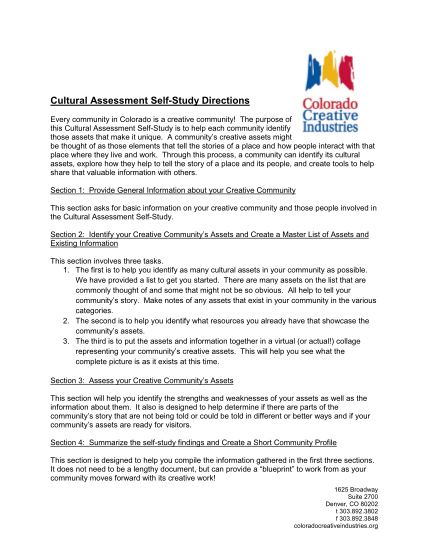 50921577-cultural-assessment-self-study-directions-colorado-creative-bb-coloradocreativeindustries