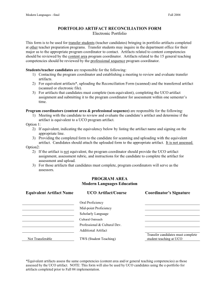 509519373-portfolio-artifact-reconciliation-form-modern-languagesdoc-uco