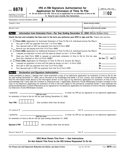 512444479-2002-form-8878-irs-e-file-signature-authorization-application-for-extension-of-time-to-file