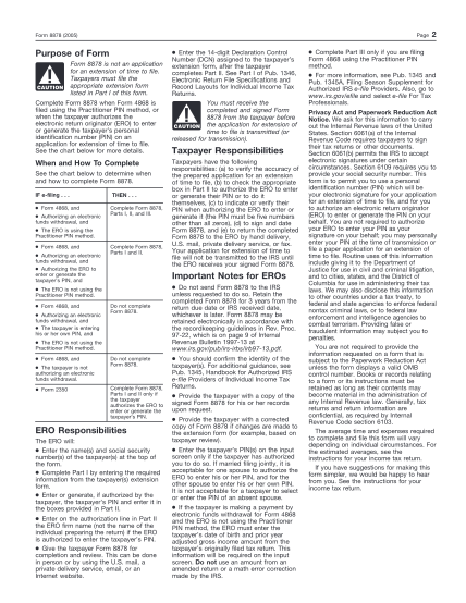 512594667-2005-form-8878-irs-e-file-signature-authorization-for-application-for-extension-of-time-to-file