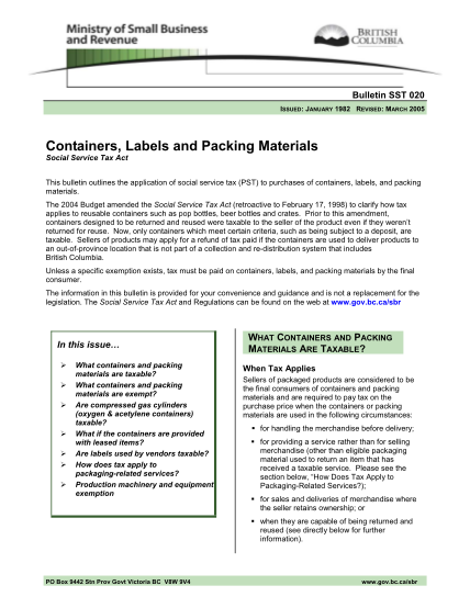 512639175-bulletin-sst-020-containers-labels-and-packing-materials-this-bulletin-outlines-the-application-of-social-service-tax-pst-to-purchase-of-containers-labels-and-packing-materials