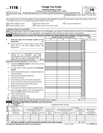 513118537-2016-form-1116-foreign-tax-credit