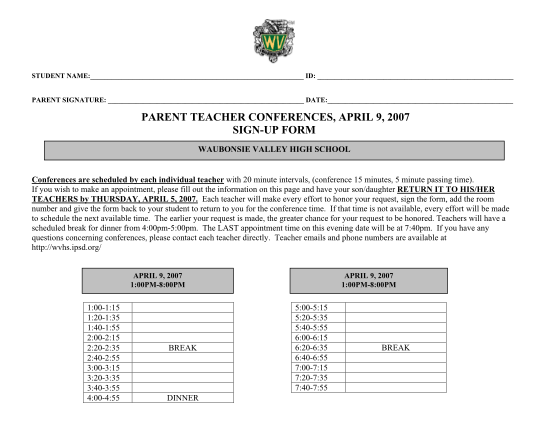 51366469-parent-teacher-conferences-april-9-2007-sign-up-form-ipsd
