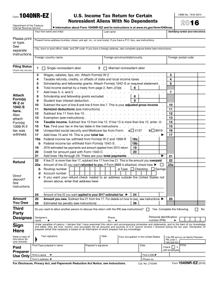 515807787-2016-form-1040nr-ez-us-income-tax-return-for-certain-nonresident-aliens-with-no-dependents-engage-unl