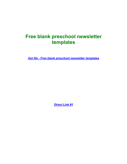 81 Preschool Newsletter Template Pdf Page 4 Free To Edit Download Print Cocodoc