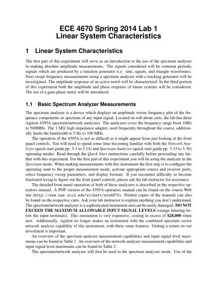 51649571-ece-4670-spring-2014-lab-1-linear-system-characteristics-eas-uccs
