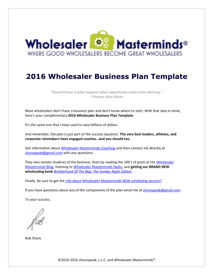 fuel wholesale business plan pdf