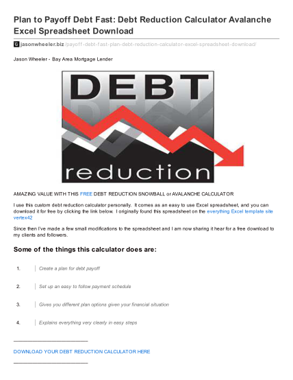 Mortgage Payoff Calculator Free To Edit Download Print CocoDoc