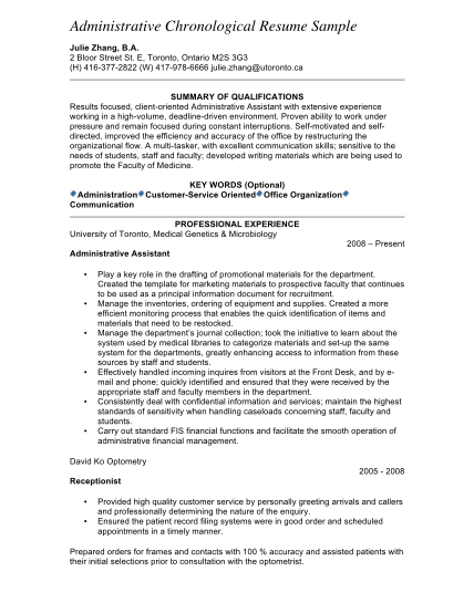 76 Chronological Resume Template Pdf Page 2 Free To Edit Download Print Cocodoc