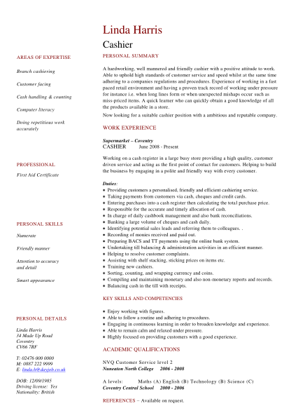 516553151-cashier-cv-template-example-attention-grabbing-cashier-cv-that-shows-your-cashiering-abilities-and-will-maximise-your-chances-of-getting-a-job