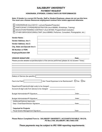Stipend Contract Template