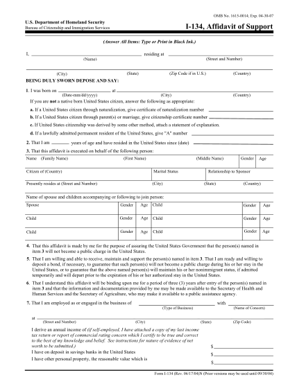 19 Form I 134 Free To Edit Download And Print Cocodoc 8941
