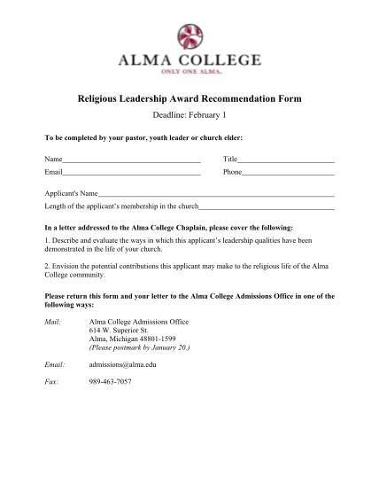 51761737-religious-leadership-award-recommendation-form-alma-college-alma