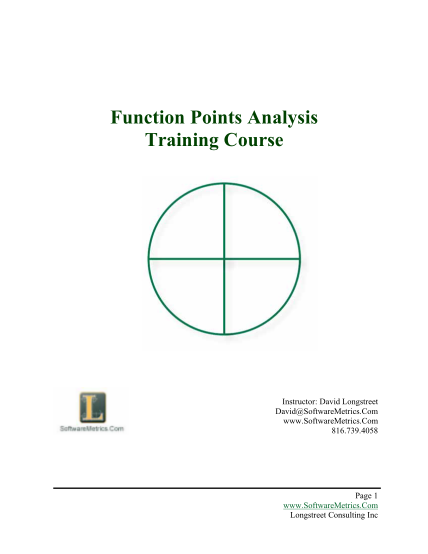 51817740-function-points-analysis-training-course-letourneau-university-letu