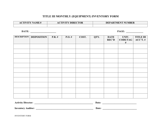 51830023-title-iii-monthly-equipment-inventory-form-fisk