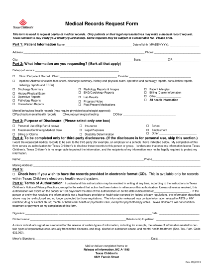 51833285-texas-childrens-medical-records-request-form