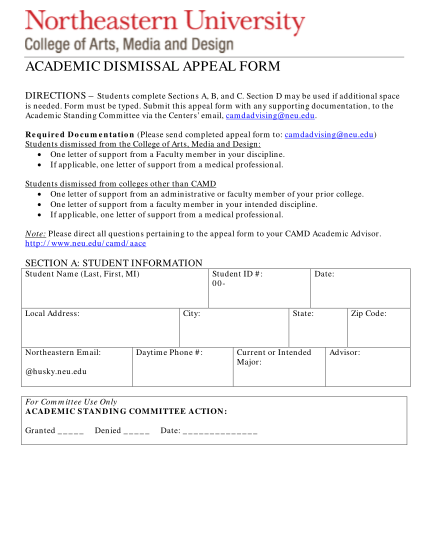 51881653-academic-dismissal-appeal-form-northeastern-university-northeastern