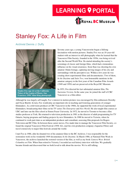 519635912-stanley-fox-a-life-in-film-royal-bc-museum-learning-portal-learning-royalbcmuseum-bc