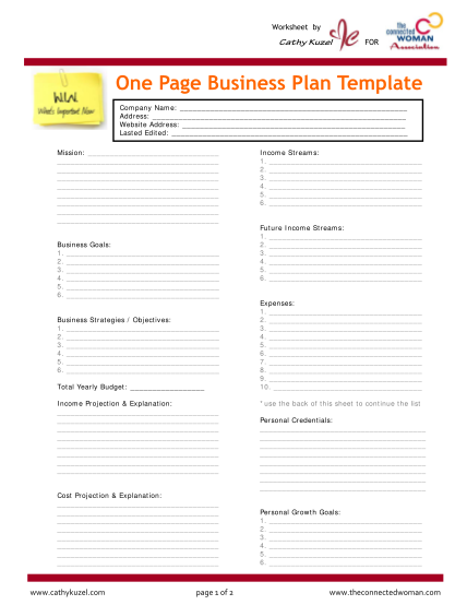 519644845-one-page-business-plan-template-the-connected-woman