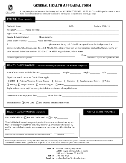 52068844-general-health-appraisal-form
