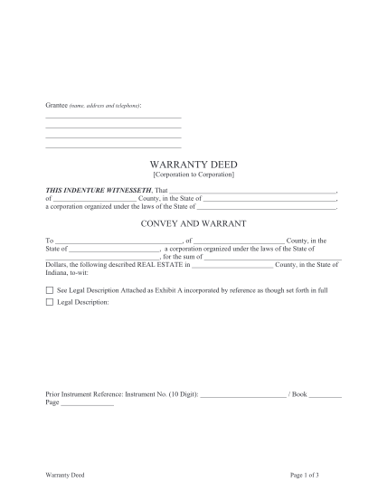 5209374-indiana-warranty-deed-for-corporation-to-corporation