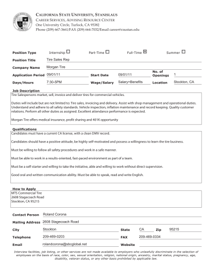 52100441-employment-listing-form-california-state-university-stanislaus-csustan