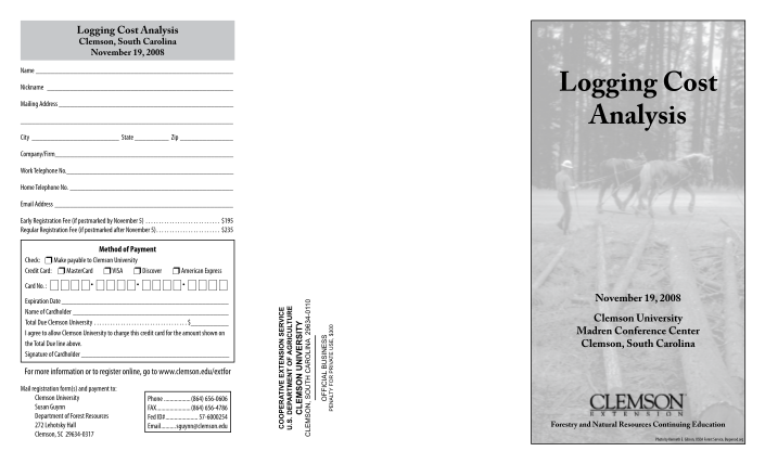 52102063-logging-cost-analysis-clemson-university-clemson