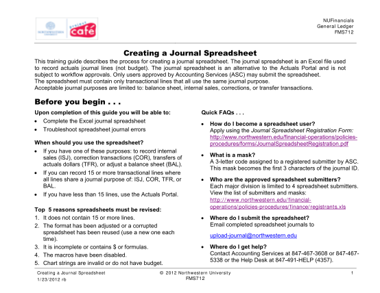 52203149-creating-a-journal-spreadsheet-northwestern-university