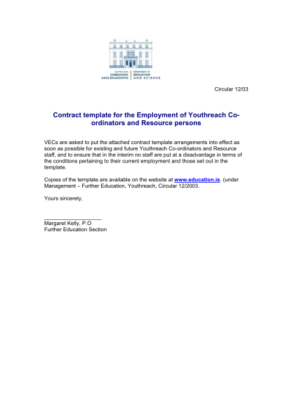 52270319-contract-template-for-the-employment-of-youthreach-co-ordinators-and-resource-persons