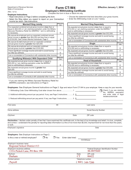 52295006-2014-connecticut-withholding-form-ct-w4-regional-school-rsd13ct