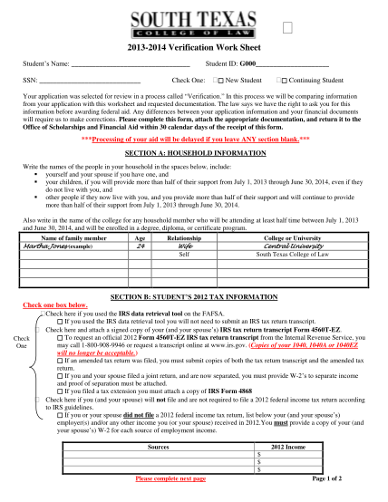 52348700-2013-2014-verification-worksheet-south-texas-college-of-law-stcl