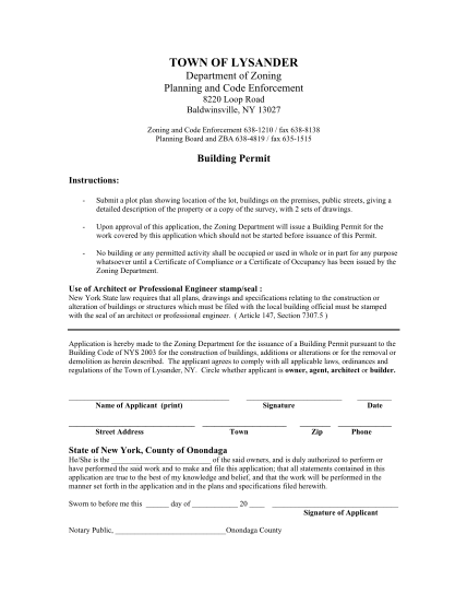 52430812-application-for-building-permit-the-town-of-lysander