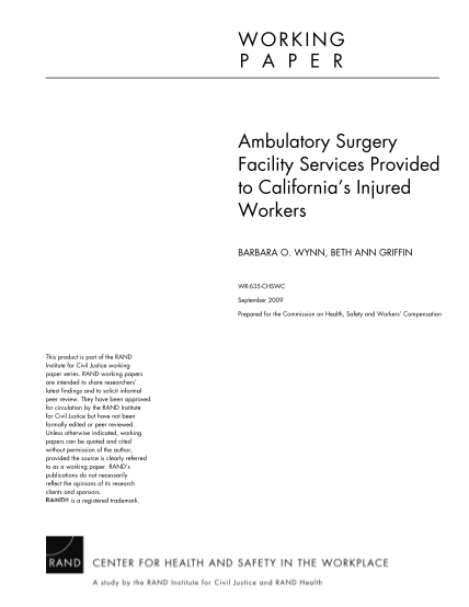 52431629-ambulatory-surgery-facility-services-provided-to-californias-injured-workers-examines-the-types-of-ambulatory-surgical-procedures-performed-on-injured-workers-covered-by-the-california-workers-compensation-system-and-whether-they-vary