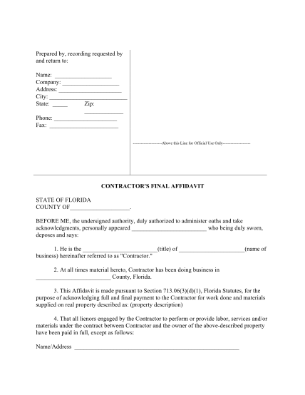 5270530-fillable-contractor-final-affidavit-state-of-florida-form