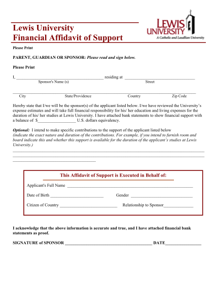 52715084-fillable-how-to-fill-financial-affidavit-of-support-in-lewis-university-form-lewisu