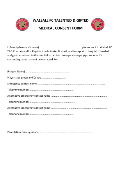 52882657-walsall-fc-talented-amp-gifted-medical-consent-form-walsallfccp-co