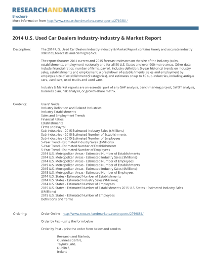 52936754-2014-us-used-car-dealers-industry-industry-amp-market-report