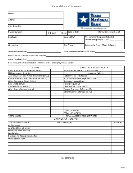 53017493-personal-financial-amp-cash-flow-statement-texas-national-bank