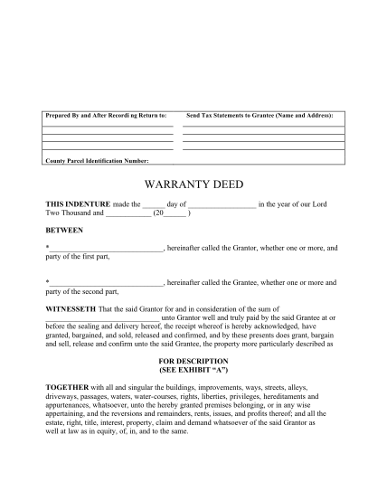 80 warranty deed sample page 4 - Free to Edit, Download & Print | CocoDoc