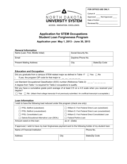 53312958-fillable-stem-occupation-loan-forgiveness-form-ndus