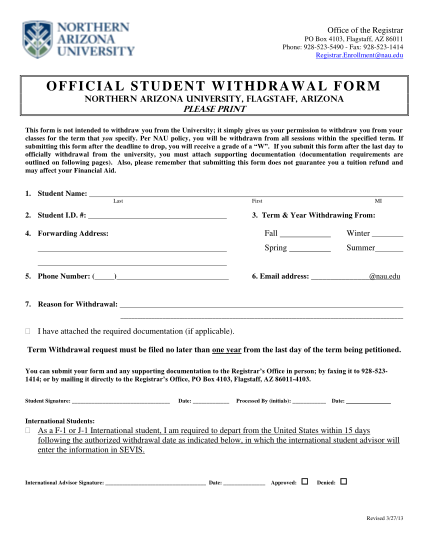 53329401-official-student-withdrawal-form-northern-arizona-university-nau