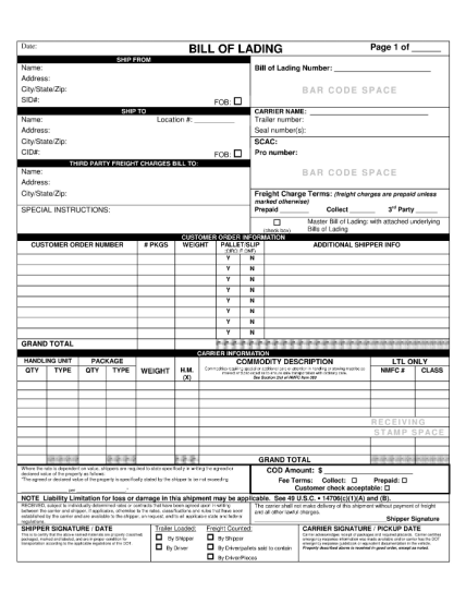 53515820-fillable-truck-bill-of-lading-form