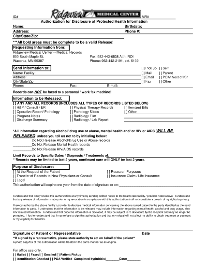 32 Medical Records Release Form Page 3 Free To Edit Download And Print Cocodoc 0114