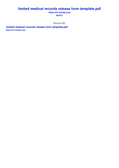 53597205-limited-medical-records-release-form-template-bing-pdfdirppcom