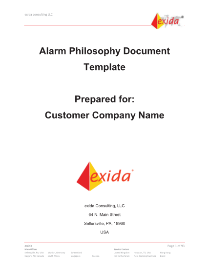 53610527-exida-alarm-philosophy-document-template