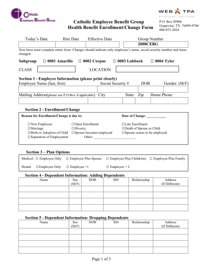 53674968-health-benefit-enrollment-change-form-2013-diocese-of-corpus-diocesecc