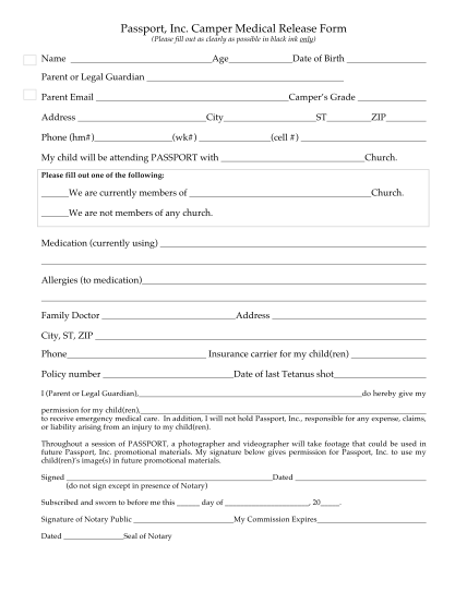 53675071-fillable-passport-inc-camp-medical-release-form