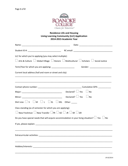 53729342-page-1-of-2-residence-life-and-housing-living-learning-community-llc-application-20142015-academic-year-name-student-id-date-rc-email-llc-for-which-youre-applying-you-may-select-multiple-arts-ampamp-roanoke